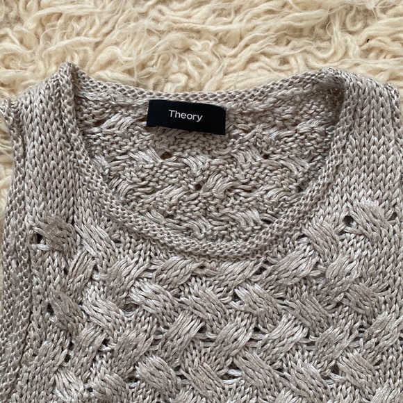 Theory Pre-fall 2020 Open Weave Tank- S - Picture 2 of 4